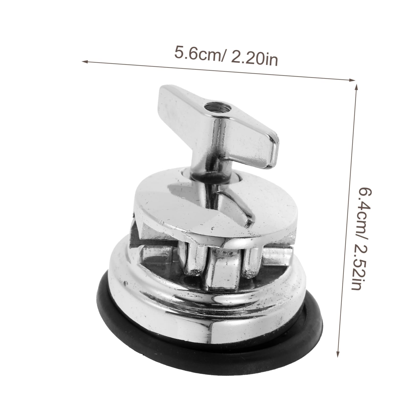 VICASKY Drum Saddle Adjuster Tom Drum Kit Mount Bracket Floor Tom Leg Clamp Sturdy Iron Base