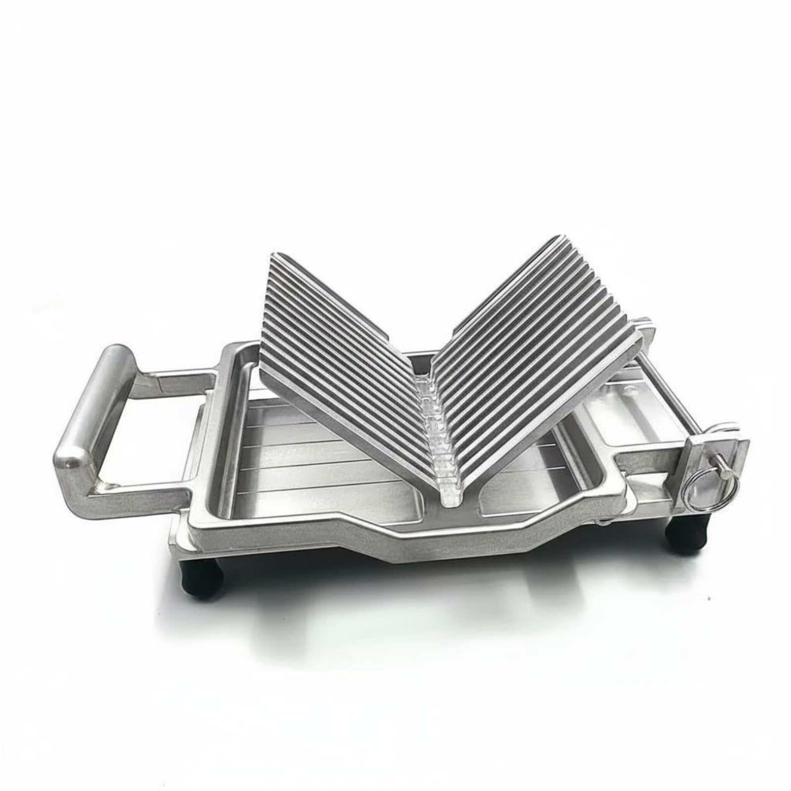 Gralara Taglia Wurstel Manuale Multifunzionale Taglia Formaggio a Fili Multiuso Affettaverdure per Ristorazione, 20MM, Affettatore Formaggio