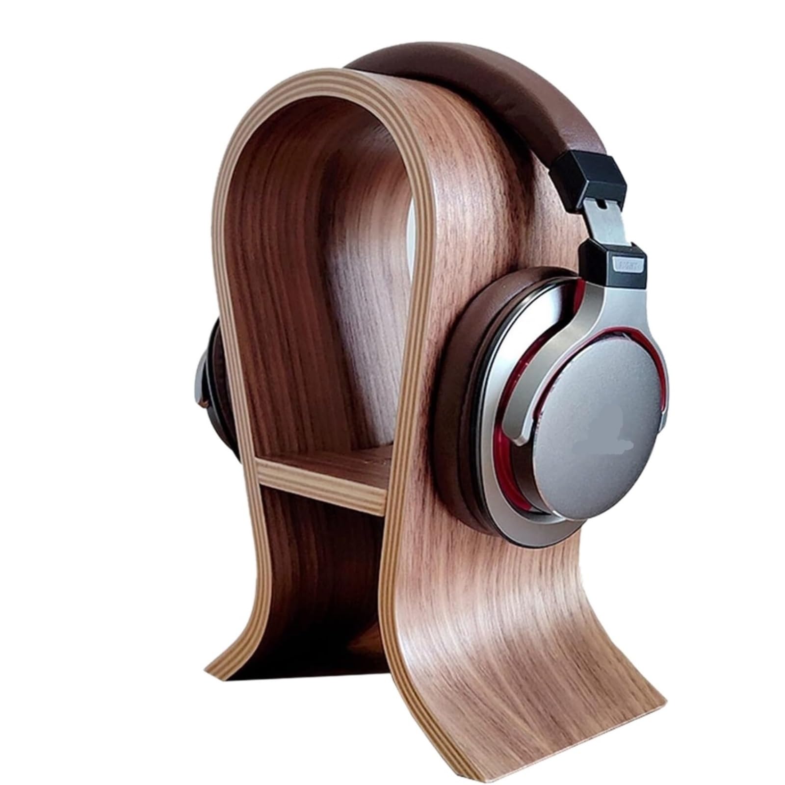 JFGCTYHXY Headphone stand, Walnut Finish Gaming Headphone Display Creative Computer Put Earphone Shelf PC Headset Stand