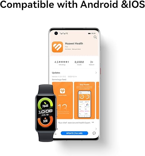 Miniatura 7 de HUAWEI Banda 8 Negro Medianoche