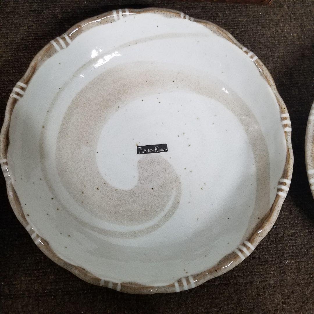 Amazon.co.jp: 三洋陶器 アジアンロード カレーセット 5枚 篭入り