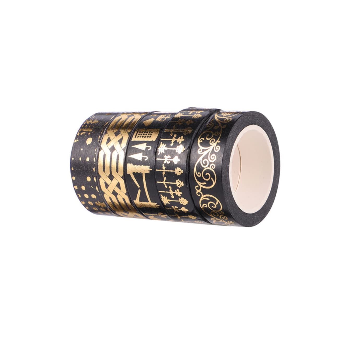 Housoutil 3 Sätze Washi Tape Dekoratives Klebeband Für Diy Scrapbooking Und Tagebuchgestaltung Leicht Und Vielseitig Für Kreative Projekte Für Glasbehälter Notizbücher Und 5 Rollen * 3