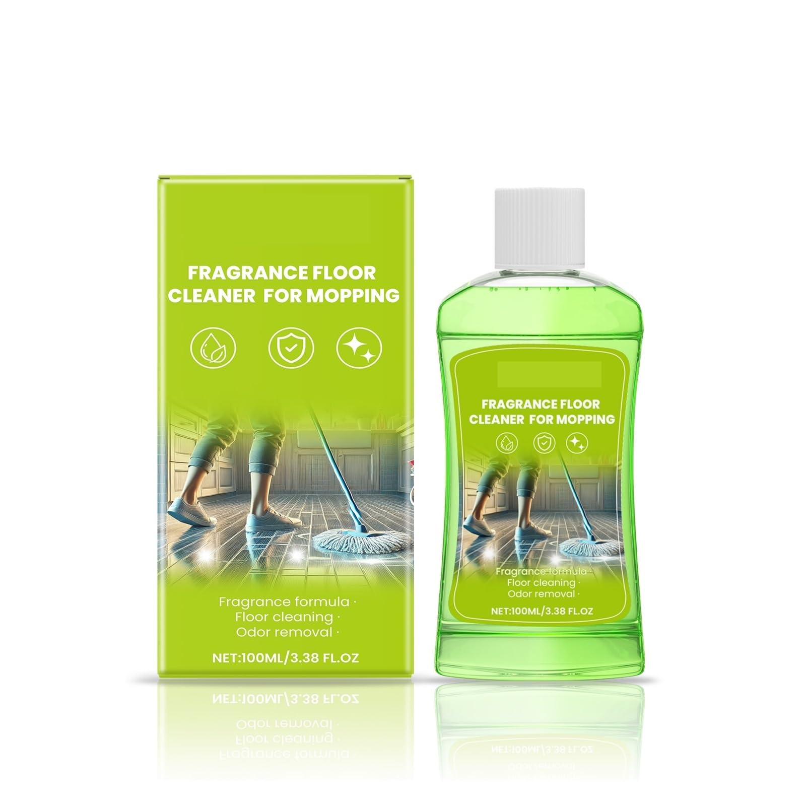 Liquido Detergente For Pavimenti Domestici, Con Fragranza A Lunga Durata