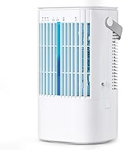 Cold Air Fan, Powerful (2024 New, Power Saving Countermeasures, Oscillating, USB Powered Type), Ultrasonic Type, 900 ML Large Capacity, Small, 10 W, Energy Saving, Desktop Cooler, Fine Mist, Ice