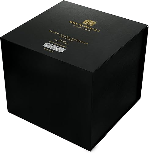 Miniatura 8 de Bruno Magli Decantador de vino con tapón  Decantador de whisky para bourbon, brandy, jugo o licores  Hermético  Capacidad de 49 onzas  Botella de