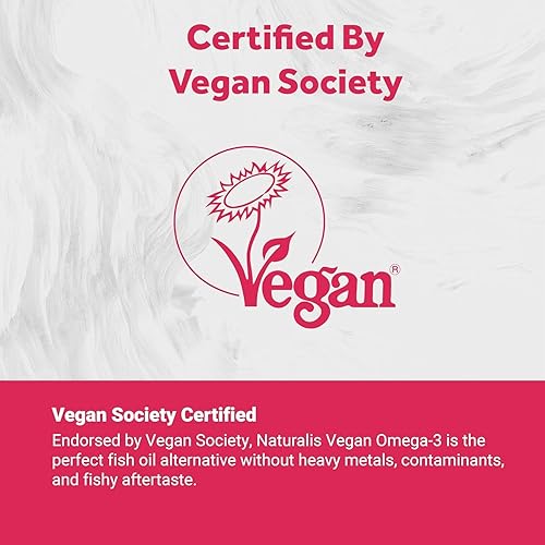 Miniatura 6 de Naturalis Vegano Prenatal con Especro Completo Omega-3  Algas DHA, EPA, DPA, vitamina D3 y folato activo L 5-MTHF  Certificado de la sociedad