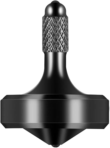 Exquisita parte superior giratoria de metal, juguete de escritorio de acero inoxidable bien mecanizado, equilibrio perfecto durante más de 8 disponible en Yaxa Colombia