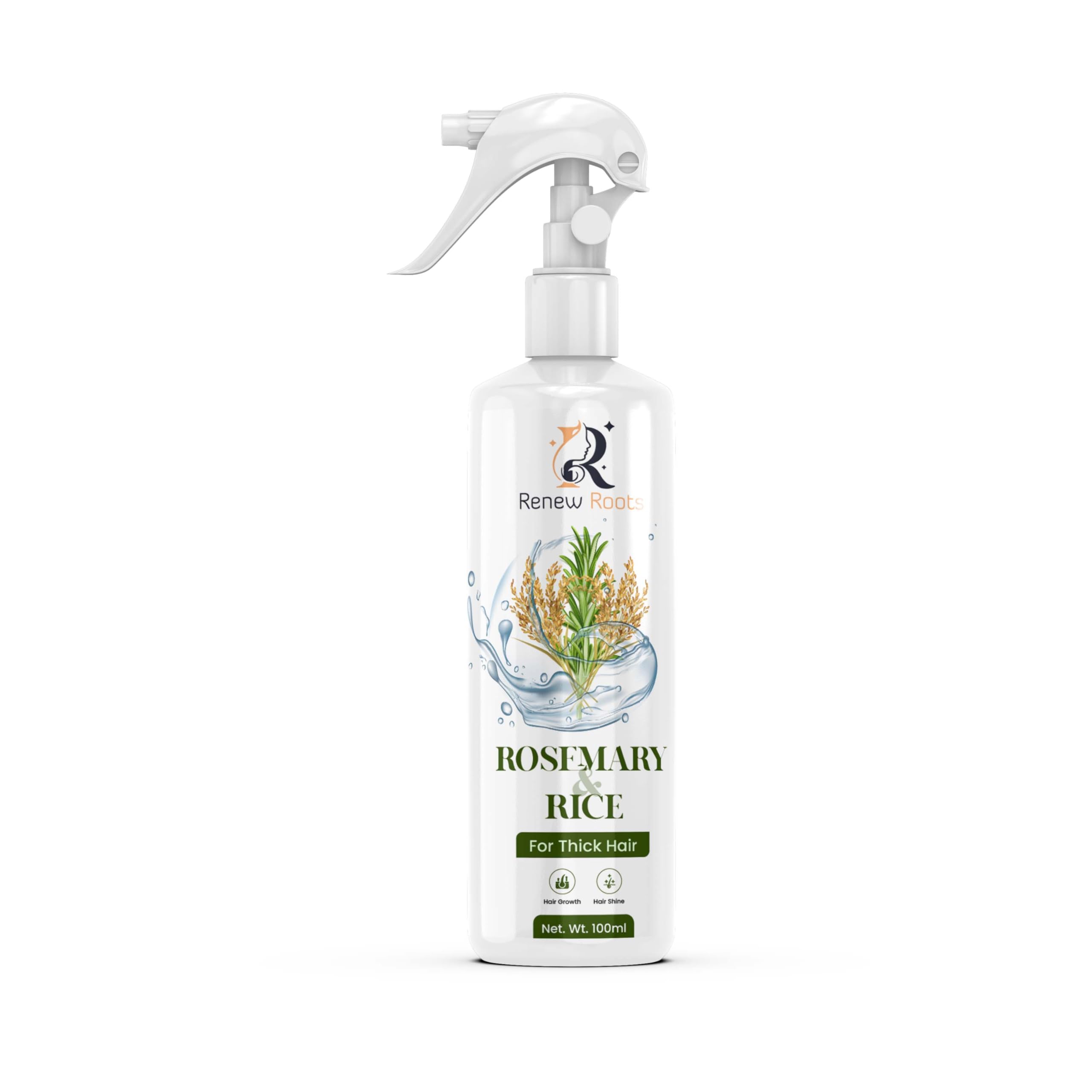 Renew Roots Rosemary & Rice Water Spray for Hair Growth | Anti Hair Fall — Flash AI Score 85/100