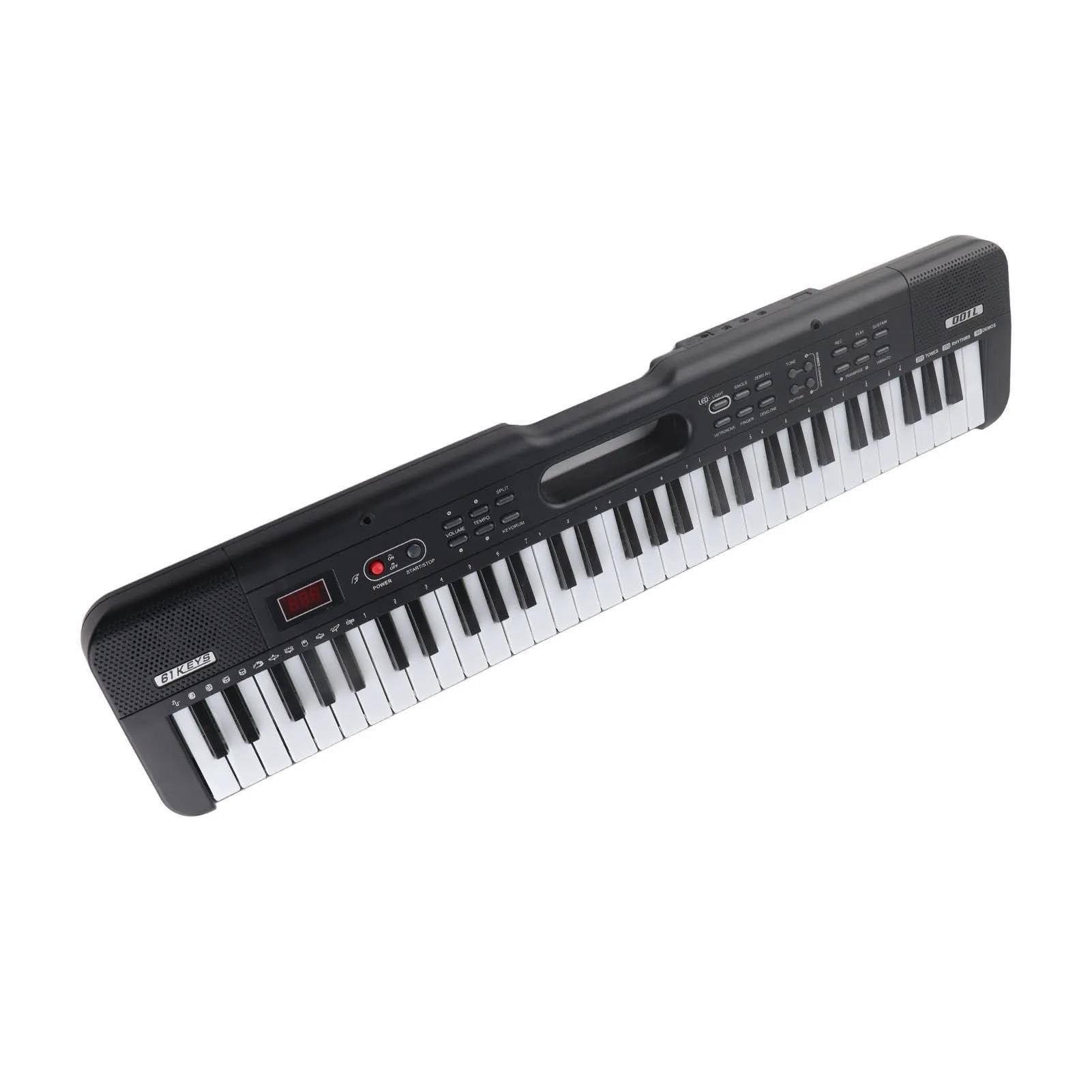Elektroniczny Instrument Fortepianowy Profesjonalne 61 Klawiszowe Wielofunkcyjne Przenośne Pianino Elektroniczne Z Funkcją Podtrzymywania Drgań