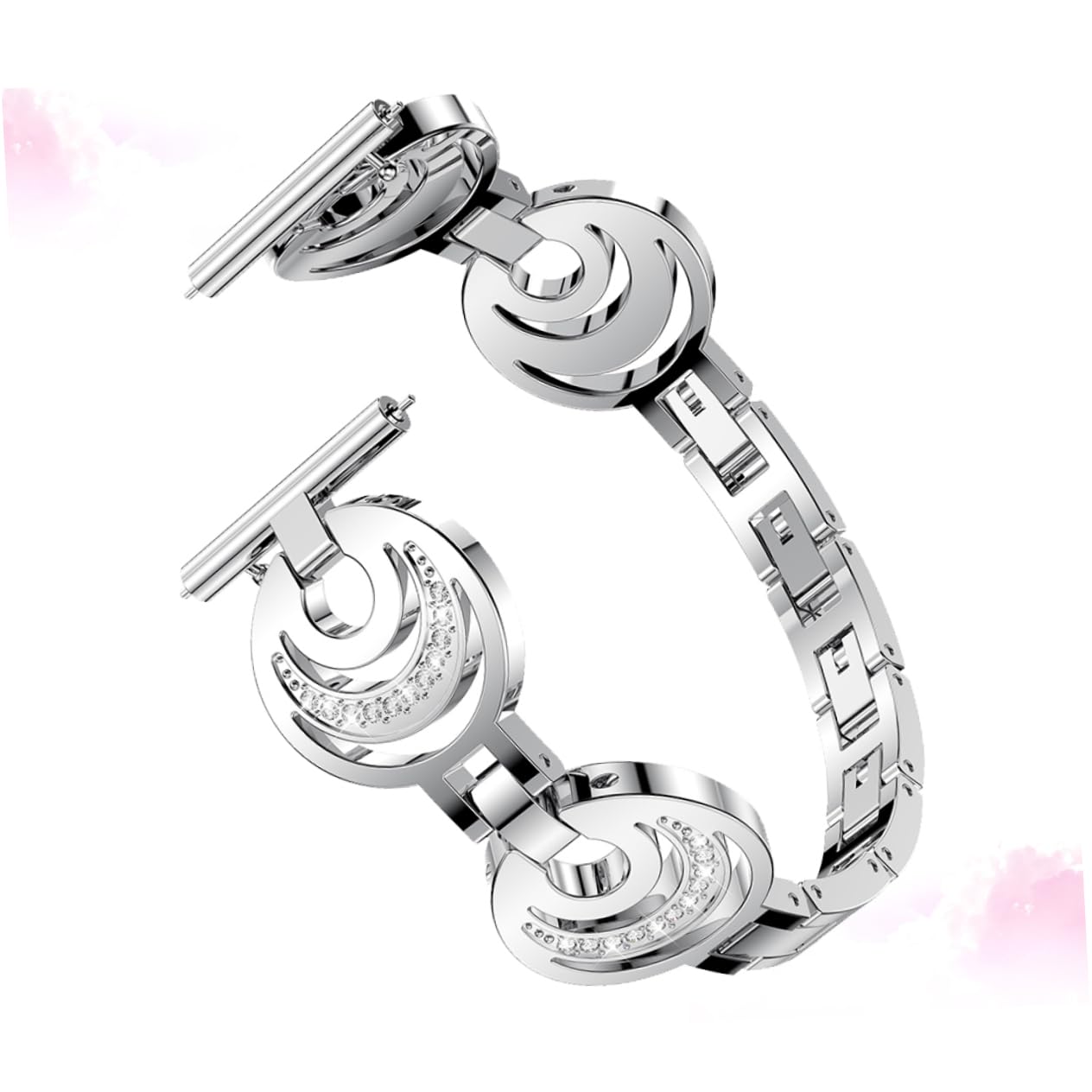 Gatuida 3 Piezas Pulsera De Reloj Banda De Reloj De Cristal Correa De Reloj 2 Banda De Reloj Bling Banda De Reloj De Reloj Banda De Reloj Inteligente Sol Estrella Estilo