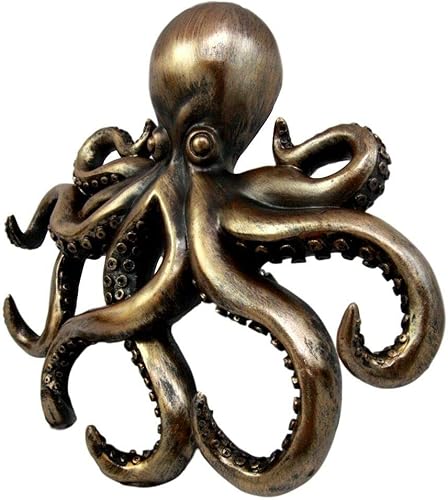 Miniatura 4 de Ebros Gift The Call of Cthulhu - Soporte para llaves de pared Kraken Octopus Monster Soporte para llaves de tentáculo, placa de escultura de 11.25