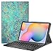 Produktbild Fintie Tastatur Hülle für Samsung Galaxy Tab S6 Lite 10,4 SM-P610/ P615 2020 mit Stifthalter - Ultradünn Keyboard Case mit magnetisch Abnehmbarer drahtloser Deutscher Tastatur, Jade