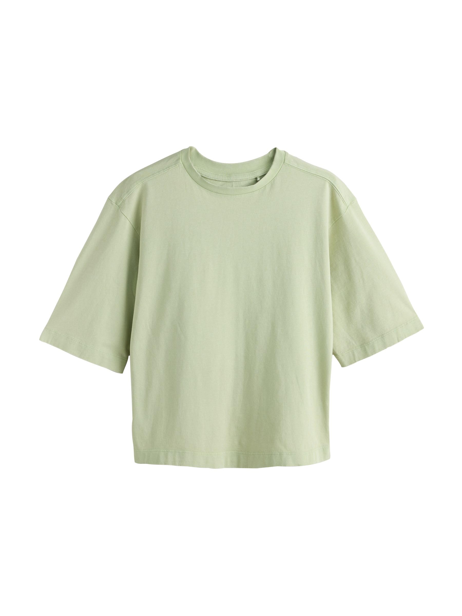 NEXT Damen Relaxed Fit Rundhals-T-Shirts mit ellbogenlangen Ärmeln, 5er-Pack