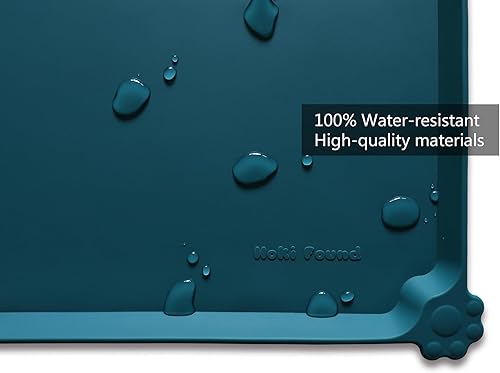 Miniatura 243 de Hoki Found - Bandeja de silicona para comida de mascotas , tapete mantel individual antideslizante para mascotas, tapete impermeable de alimentación