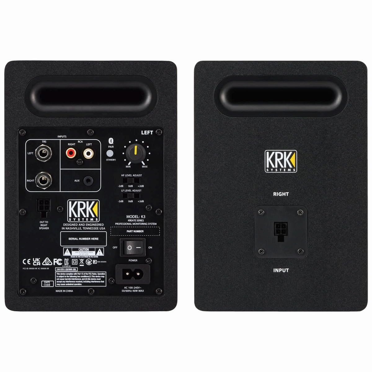 KRK KREATE 3 3.5インチ アクティブモニタースピーカー　ほぼ新品 Amazon | KRK KREATE 3 3.5インチ 2Way アクティブ スタジオモニター