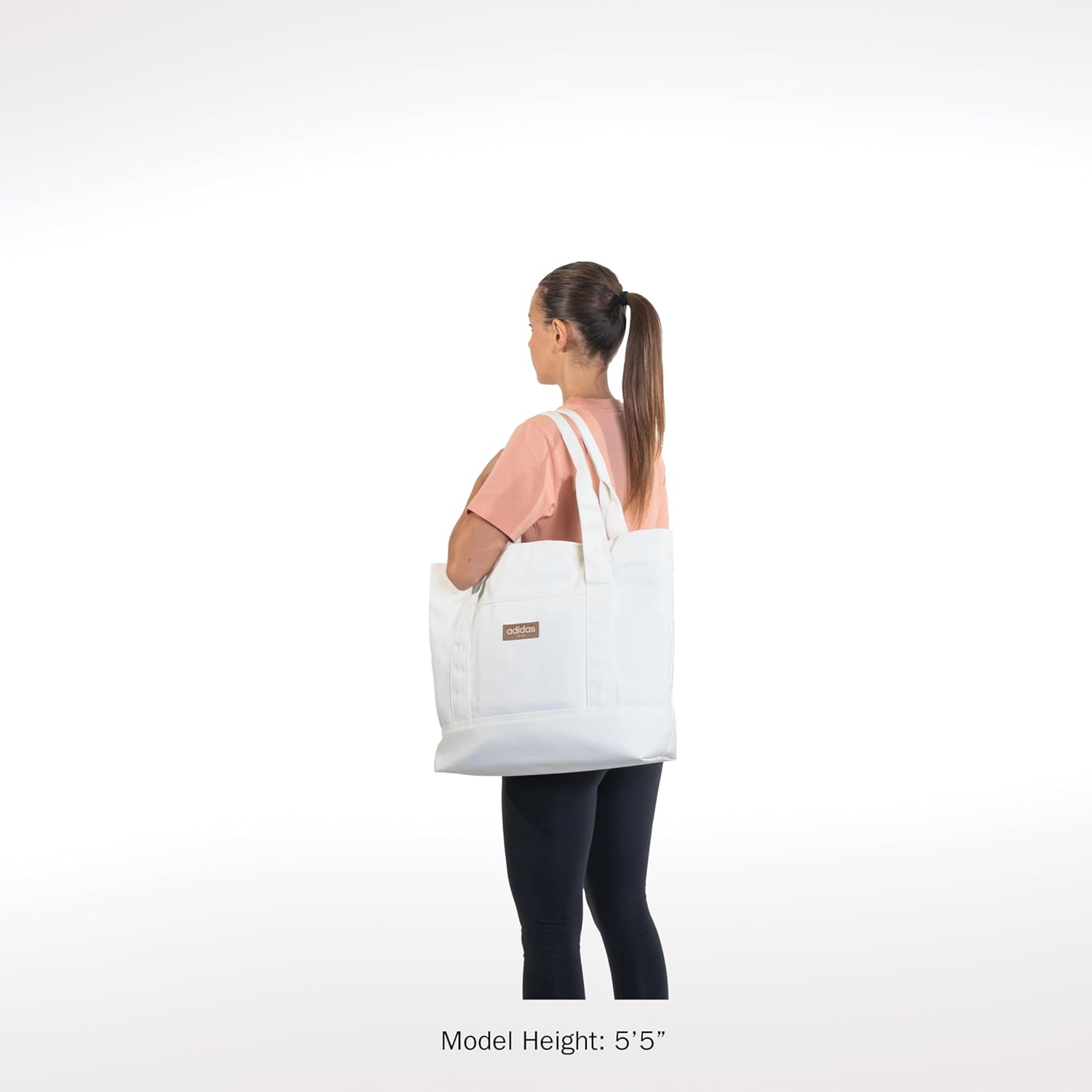adidas Canvas Court Tote Bag for Women and Men - Image 2