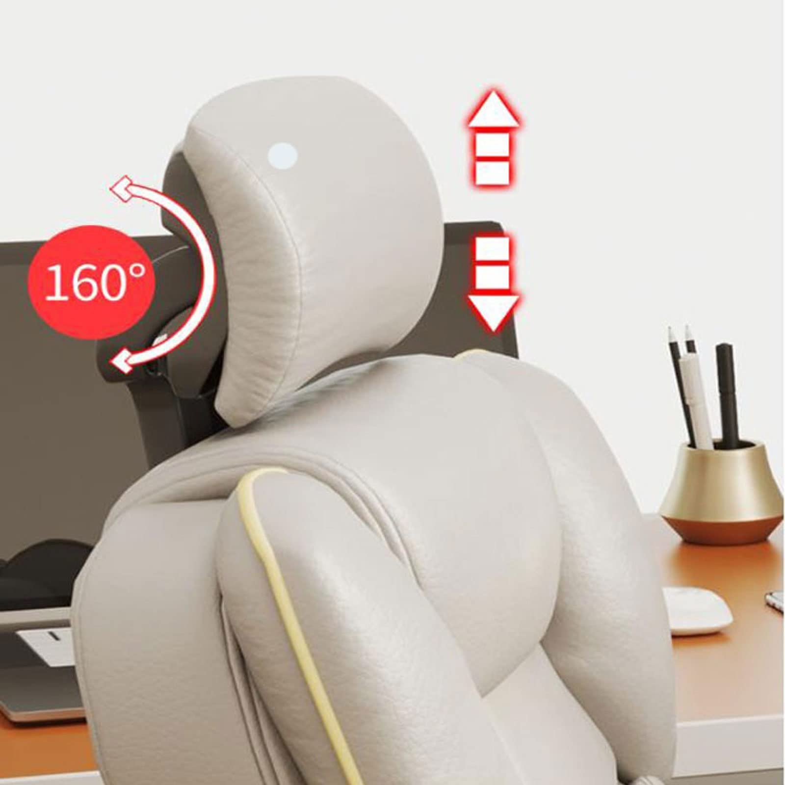 Ergonomiczne krzesło biurowe i fotel gamingowy, regulowana wysokość, miękka sofa do salonu i sypialni, nowoczesny czarny design dla komfortu i stylu