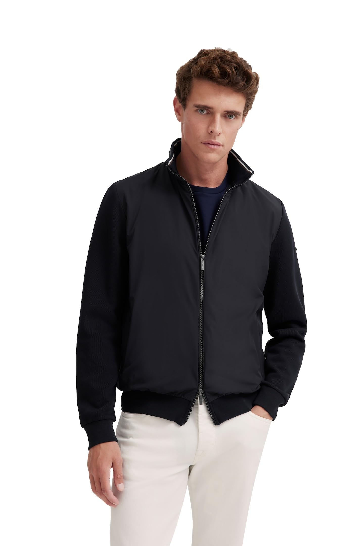 bugatti Men's Cardigan, 390-navy, XL