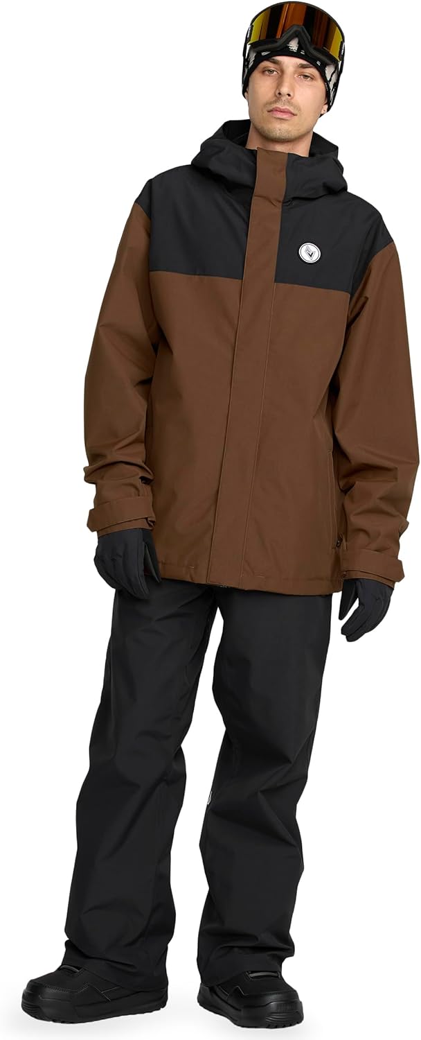 Volcom Men's Buckthreeeighty Snowboard Jacket – 10k Waterproof 2-layer Shell, Zip Tech® - Image 4