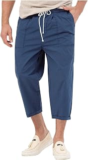 CUTeFiorino Cycling Trousers Men's Yoga Trousers Men's Jogging Bottoms Men's Loose Straight Trousers Summer Casual Trousers Men's Breathable Trousers Men's Nine Trousers