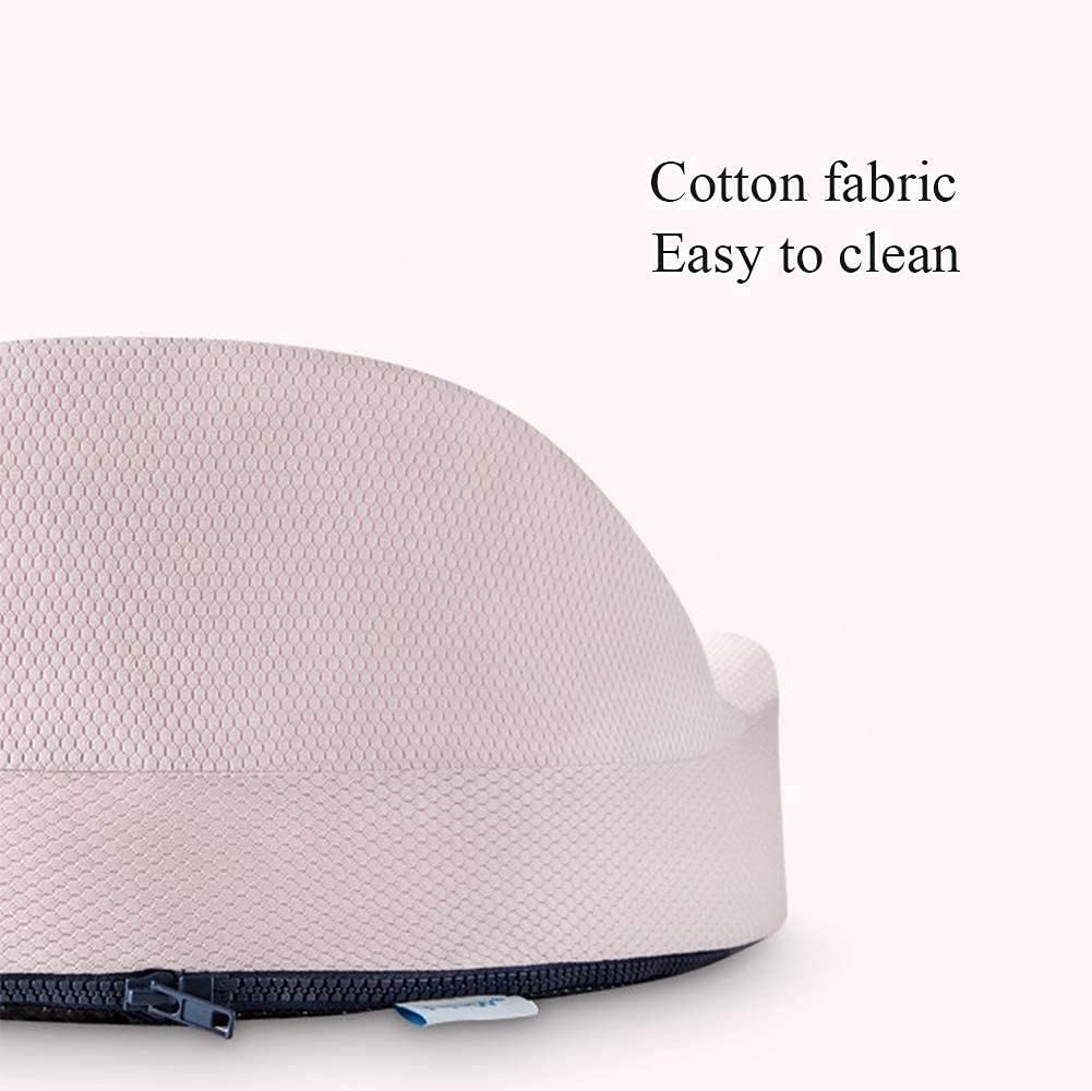 Cuscino del Sedile della Schiuma Comfort Ortopedico per la Parte Bassa della Schiena, del cumulo di Tailbone e della Sciatica Sollievo dal Dolore, Rosa