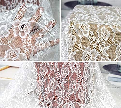 Lace Floral Bridal Wedding Dress Flower Fabric Table Cloth Stage Wedding Arrangement A05