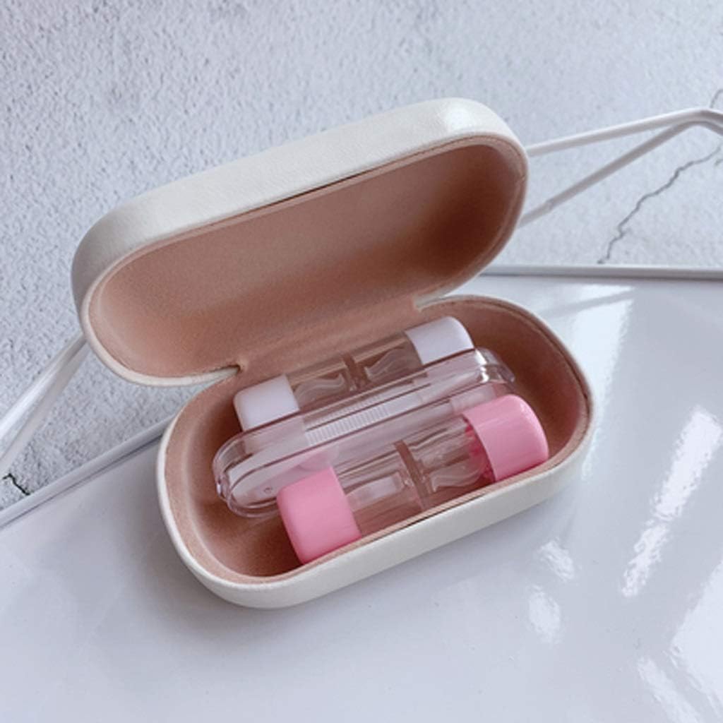 Lens Case Plastic Hard Lenses Box Cute Eyeglass Container Christmas Gift(6)