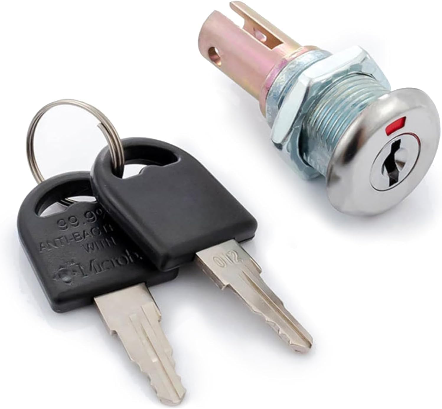 Tool Box Lock Sturdy Zinc Alloy Universal Cabinet Locks with Keys Metal Insert Linkage Drawer Set Tool Box with Home Improvement Cabinet Hardware
