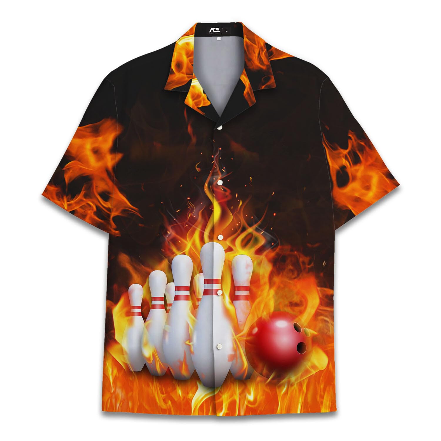 ACEPrints Hawaiian Shirt for Men Casual Button-Down Shirts Mens Hawaiian Shirts Short Sleeve Button Down Shirt Men