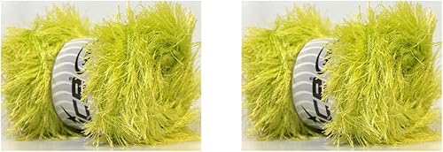 Miniatura 7 de Ice Yarns - Hilo de pelo divertido para pestañas, 3.53 onzas, 164 yardas (492.1 ft), 2 madejas (rojo brillante, 22715)