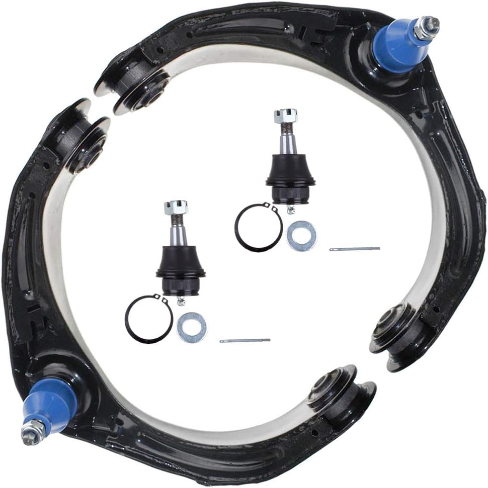 SCITOO 4pcs Suspension Kit Fit 2006 2007 2008 For Dodge Ram 1500 - Upper Control Arm, Lower Ball Joint