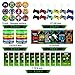 BANBALLON 54 PCS Video Game Party Favors Video Game Theme Notepads Wristbands Keychains For Level Up Party Gamer Birthday Party Classroom Rewards Supplies