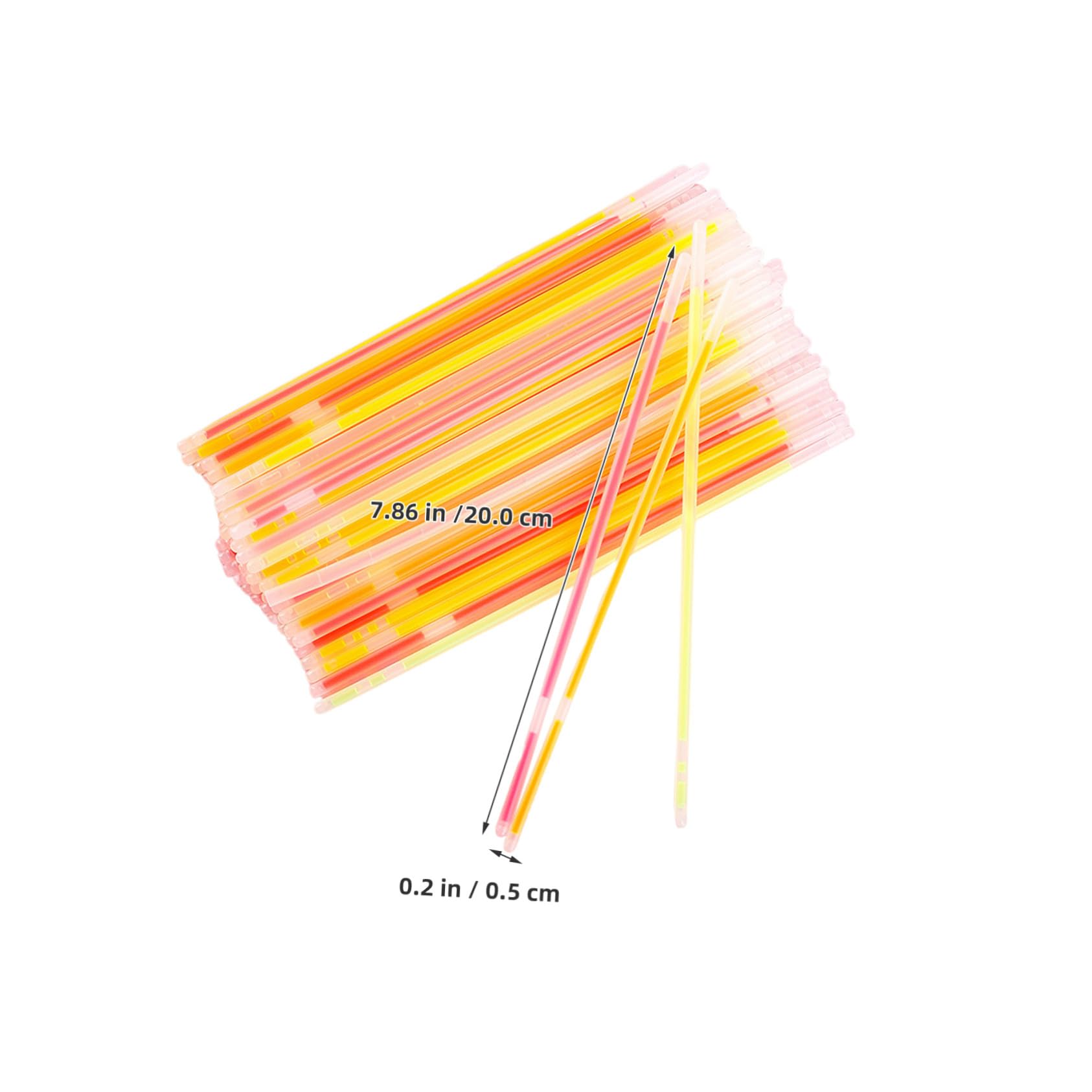 YARNOW Braccialetti Luminosi 150 Pezzi in Plastico per Feste e Bambini