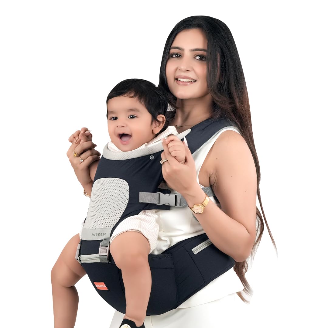 INFANTSO 4-in-1 Adjustable Hip SEAT Baby Carrier Soft & Comfortable wi