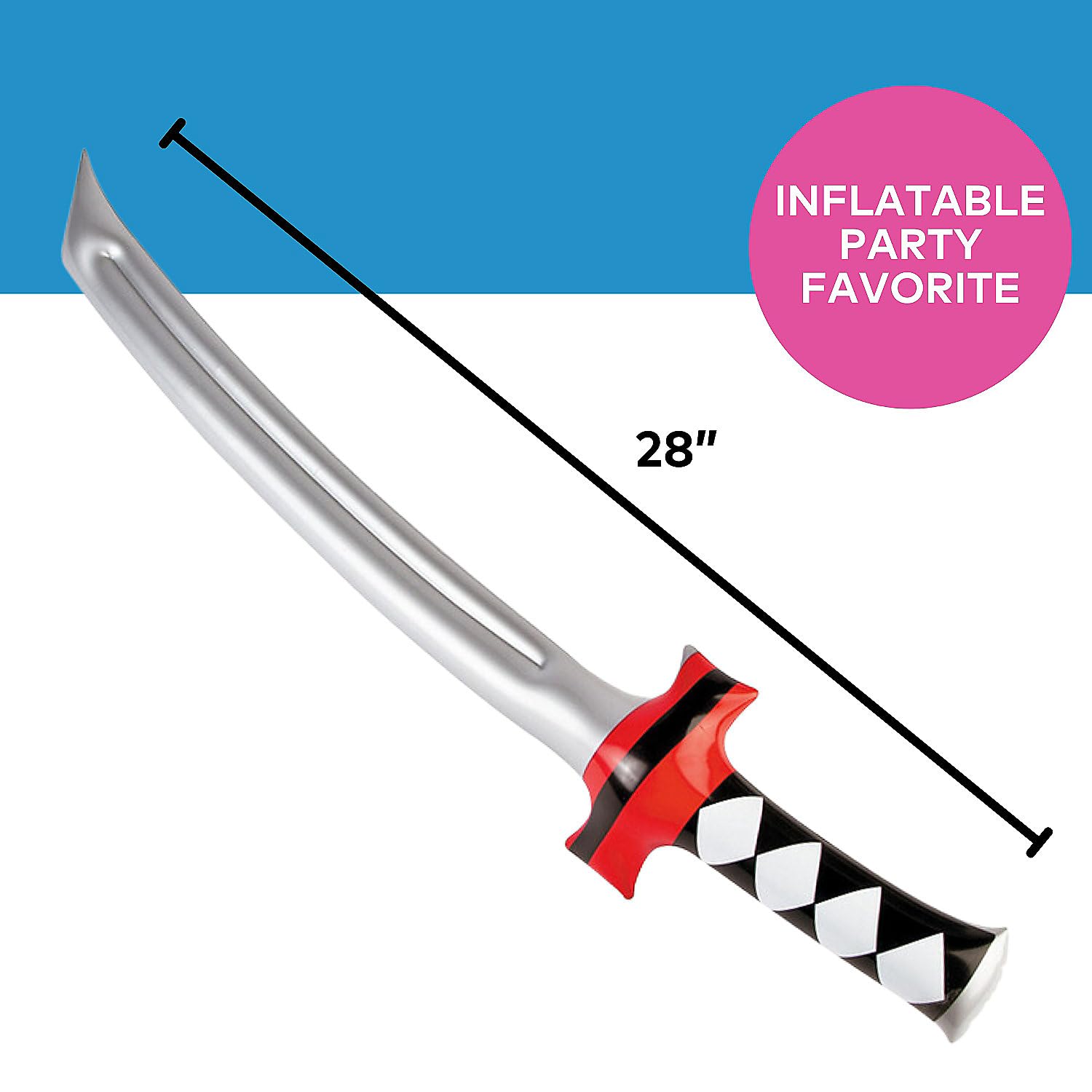 Amazon.com: Fun Express Inflatable Ninja Samurai Sword with Red