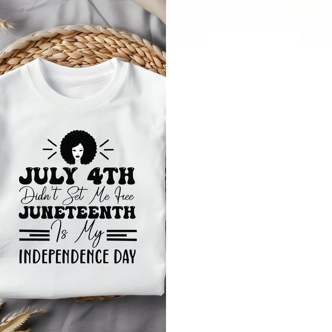 3pcs July 4th Didn't Set Me Free Juneteenth, Fourth of July Iron on Transfer Vehicle Iron on Decals Heat Transfer Sticker Patch for T-Shirt Clothing Jeans Backpacks Pillow DIY Decoration (P1)