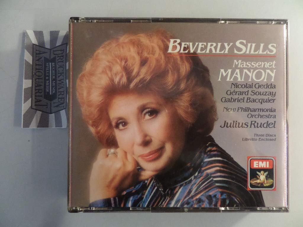 - Manon / Beverly Sills, Gedda, Souzay, Bacquier; Rudel