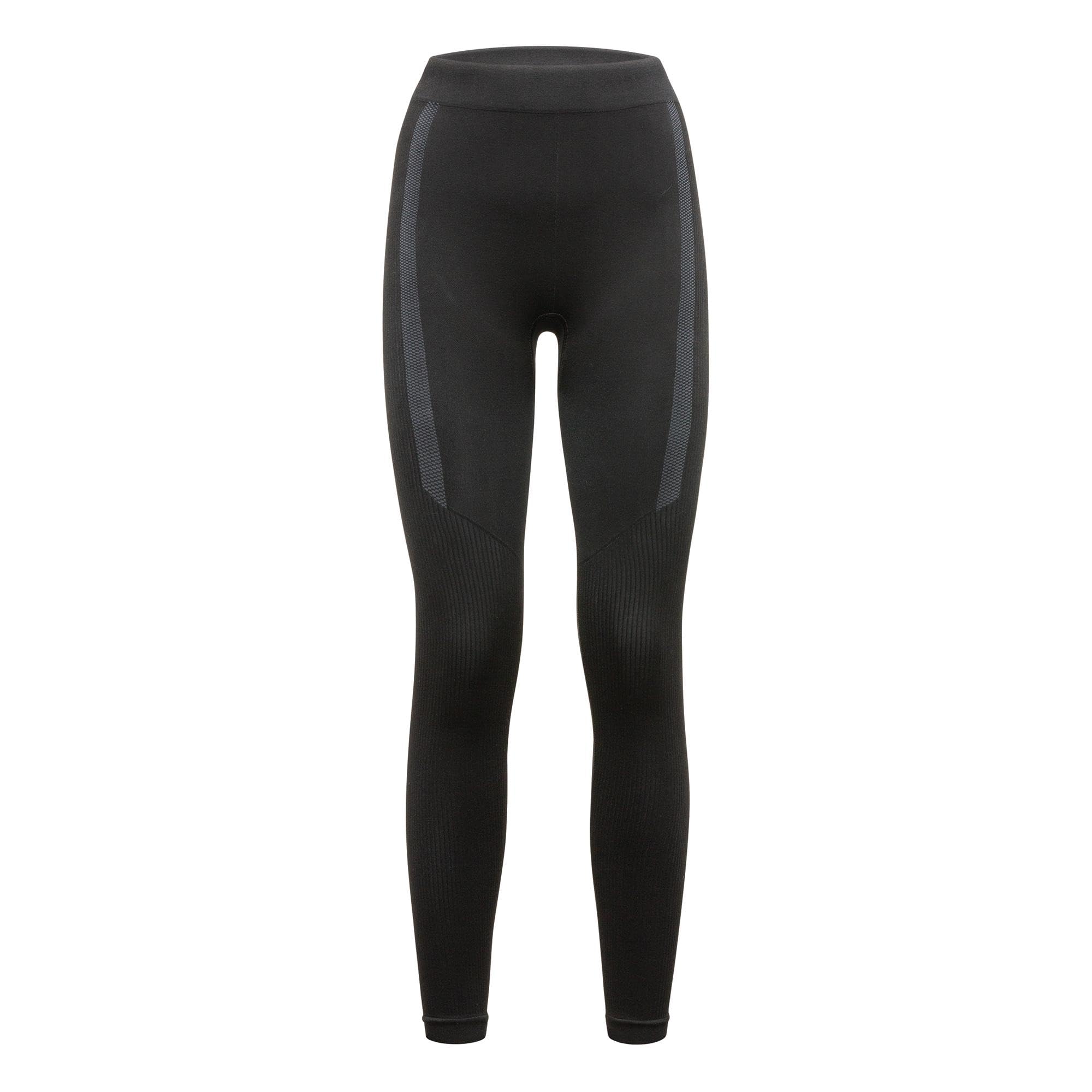 Tucano Urbano sottotuta Moto, Scooter, Ciclismo DOWNSKIN Lady. Pantalone Tecnico Seamless Lungo. Intimo Termico Senza Cuciture. Calzamaglia in Tessuto Tecnico antimicrobico.