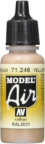 Vallejo Pintura marrón amarillo de 0.6 fl oz