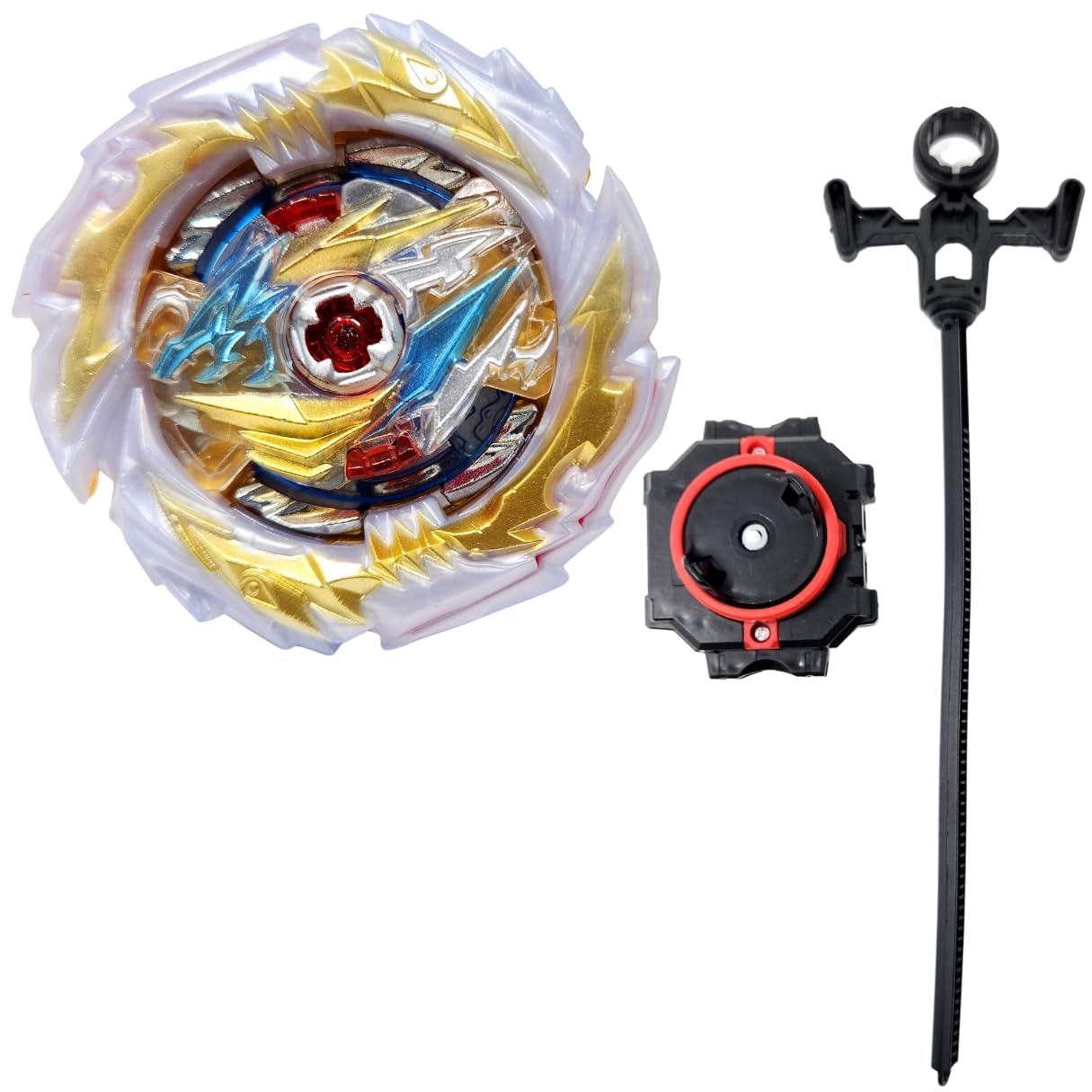 BEAU STUTI Battling Top Bey Set with Launcher (DraAgon Charge)