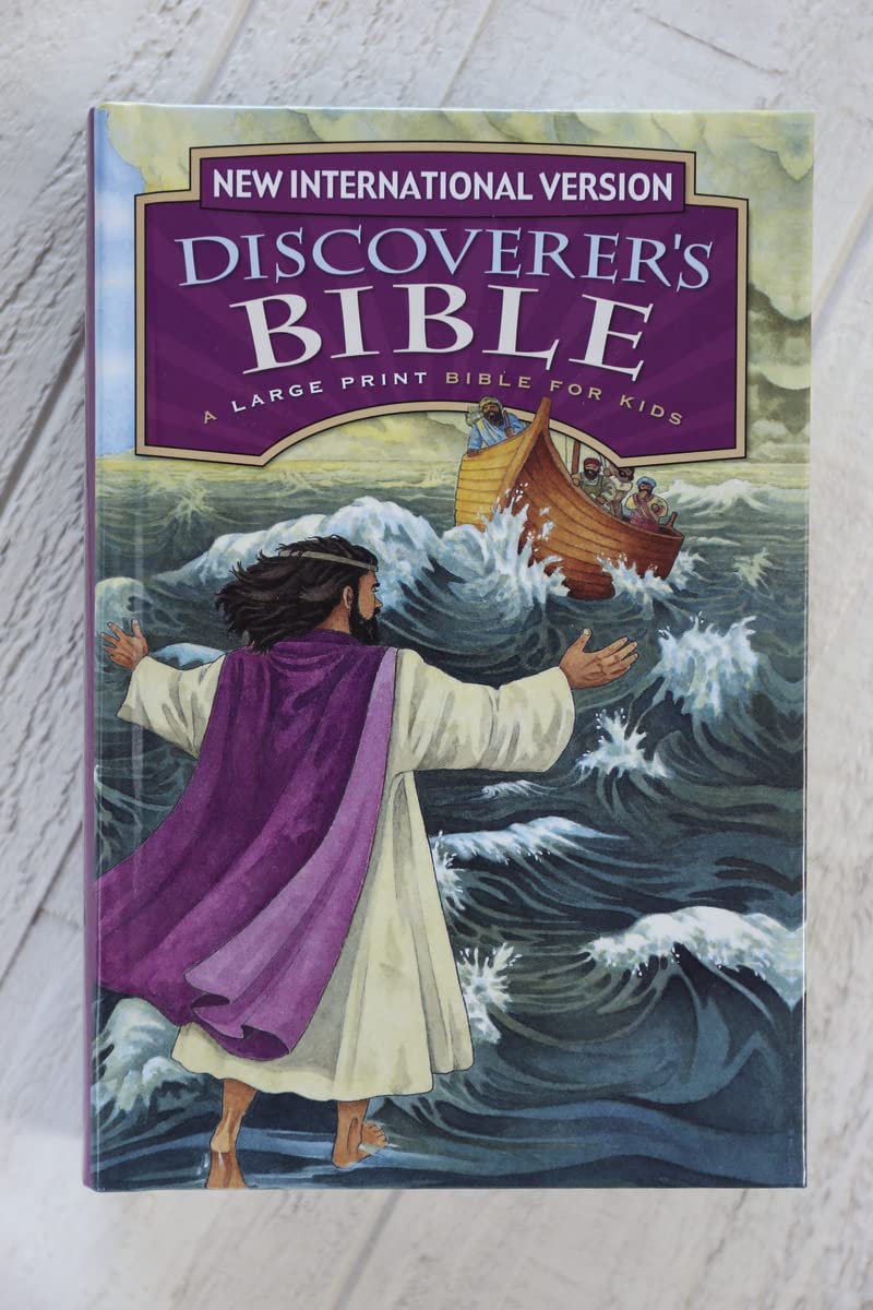 NIV, Discoverer's Bible, Large Print, Hardcover