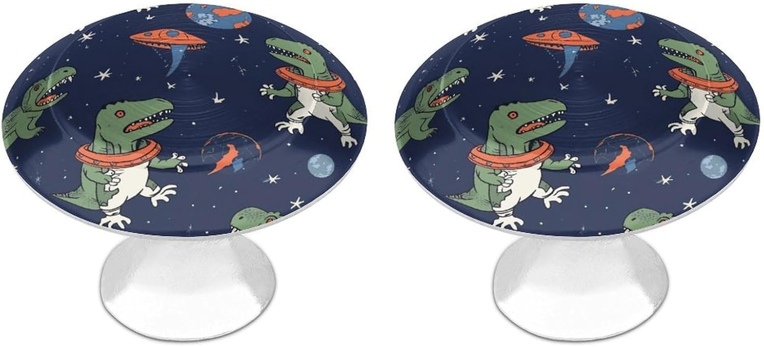 Cabinet Handles Round Drawer Pulls Funny Astronaut Dinosaur Rocket Dresser Knobs for Cabinets And Drawers Handle Kitchen Cabinet Pulls for Bathroom Cupboard Drawers Cabinet Pulls for Kitchen Door