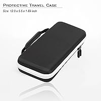 Vista 11 de Rog Ally Handheld Case, EVA Waterproof Hard Shell Protective Travel Case with Inner Transformable Game Console Stand, Flannel Soft Lining, Double