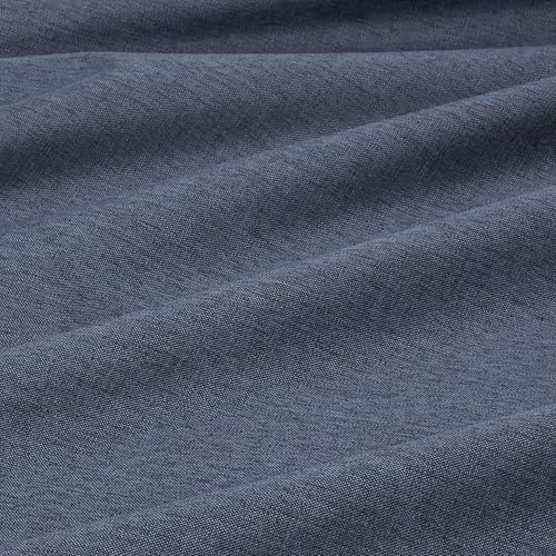 Image of Amazon Basics 100% Blackout Curtains with Grommets, 52 x 96 Inches, Navy, 2 Panels