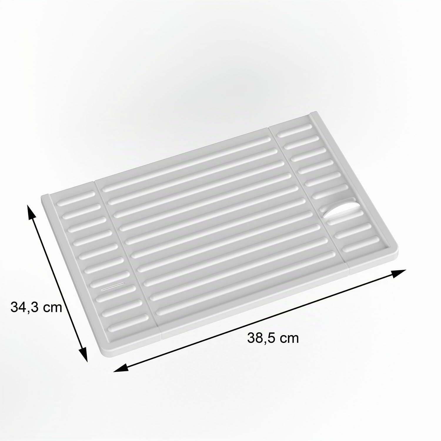Giordanoshop Mobile Lavatoio 59x40x74 cm Monoblocco in Resina PP Bianco