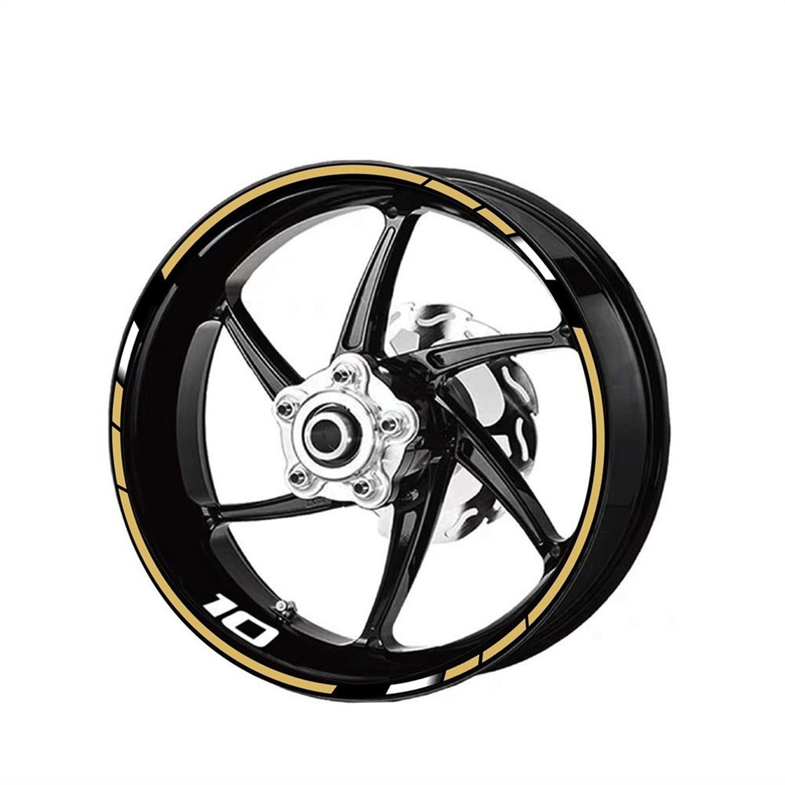 Stickers Motorcycle Accessories Wheel Stickers Reflective Decals Rims for Kawasaki ZX10R ZX-10R(Style 3)
