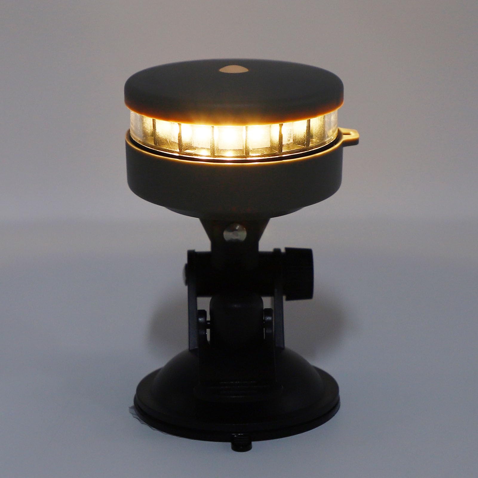 Ejoyous Luce Di Ancoraggio LED, Luce Di Navigazione Impermeabile IP67 Galleggiante Con Ventosa Rotante 180°, Bianco Caldo Visibile 2 Miglia, Per Barche Sotto 12m Kayak Canoa Paddleboard