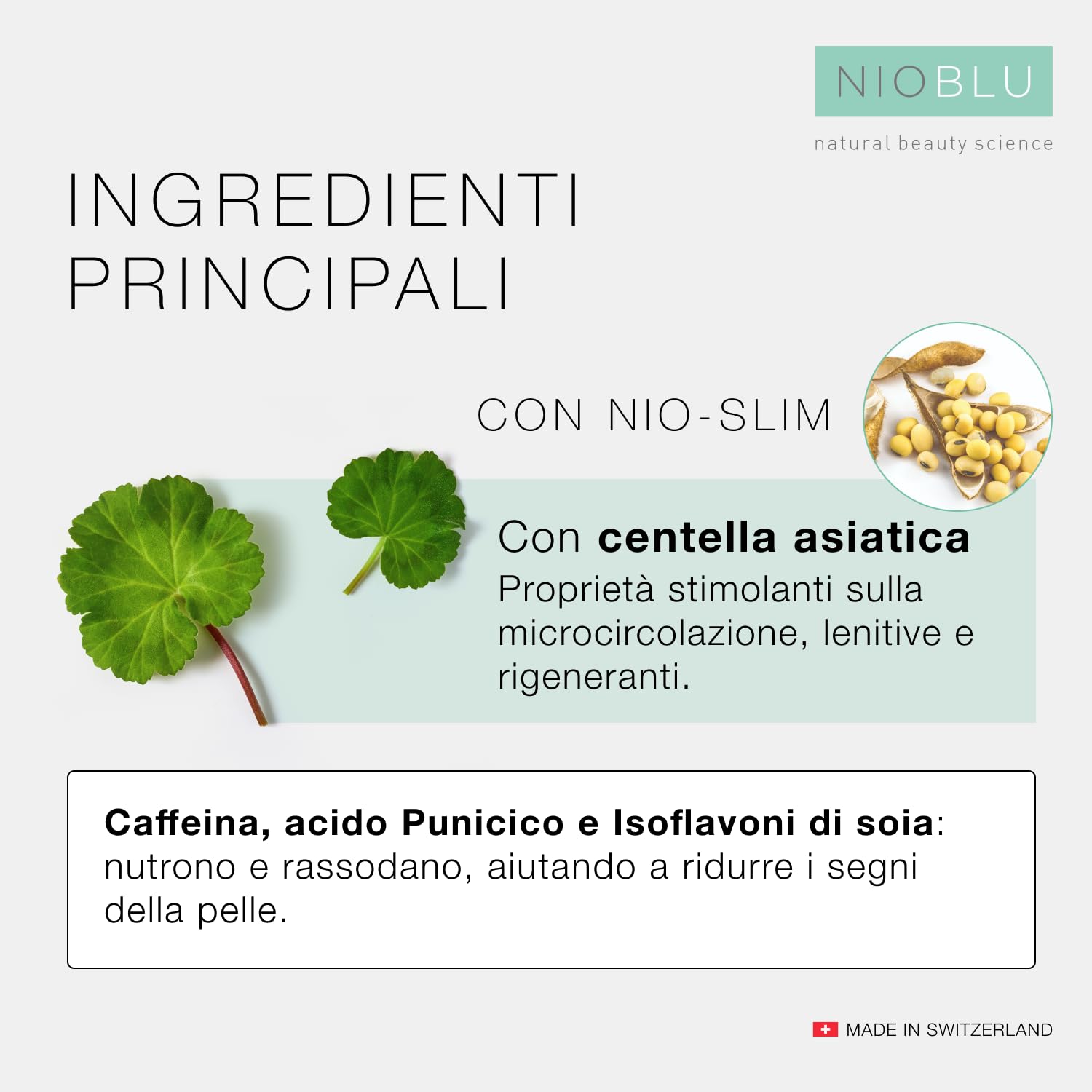 Nio Crema Corpo Rassodante - Nutriente e Rassodante - Contrasta i segni di rilassamento e l'invecchiamento della pelle - Con ingredienti naturali - Tecnologia avanzata - 200 ml