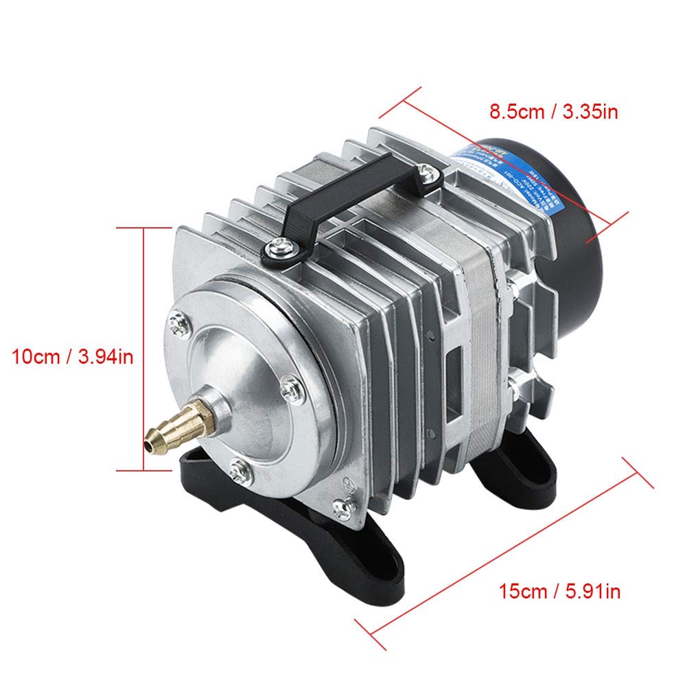 Pompe à oxygène pour aquarium, pompe à air d'aquarium, aérateur d'aquarium professionnel puissant, ultra silencieux, 18W, 38l/min, pour l'aquaculture, restaurants, marché étang