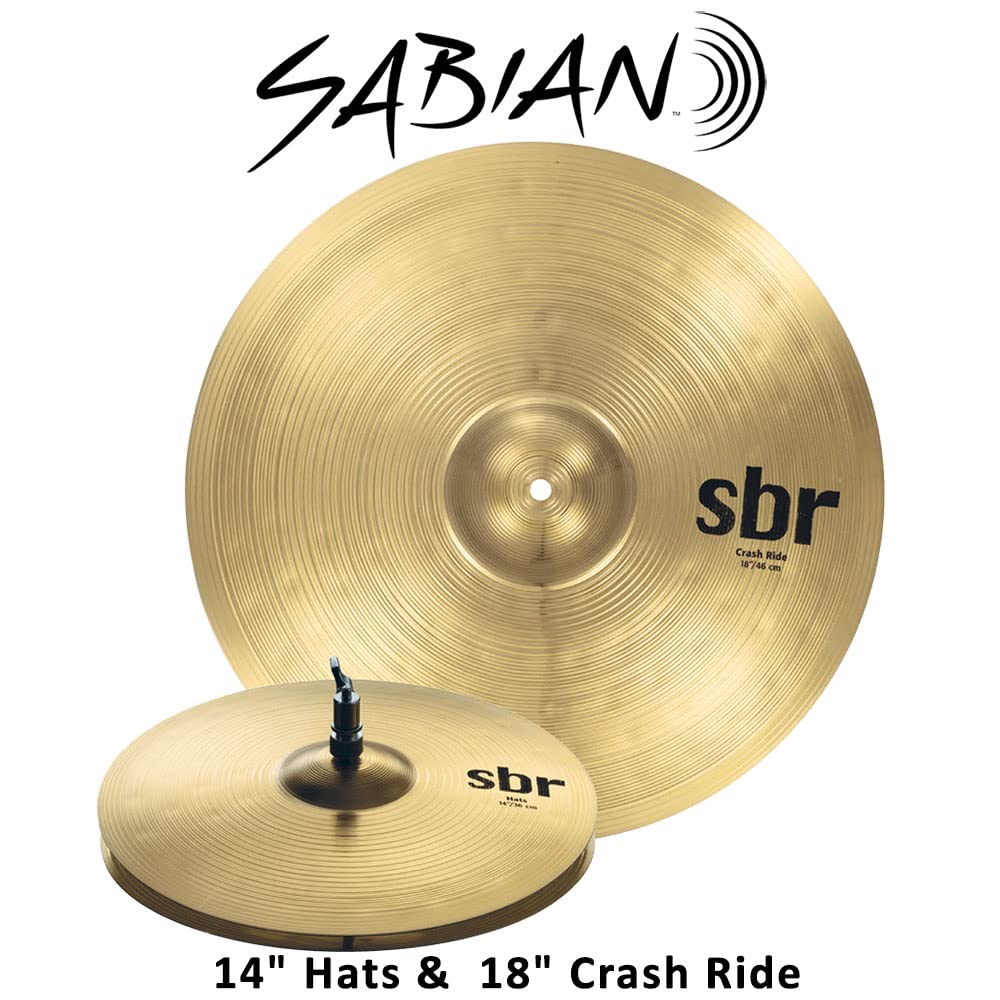 SABIAN Cymbale SBR 2-PACK 14", 18"